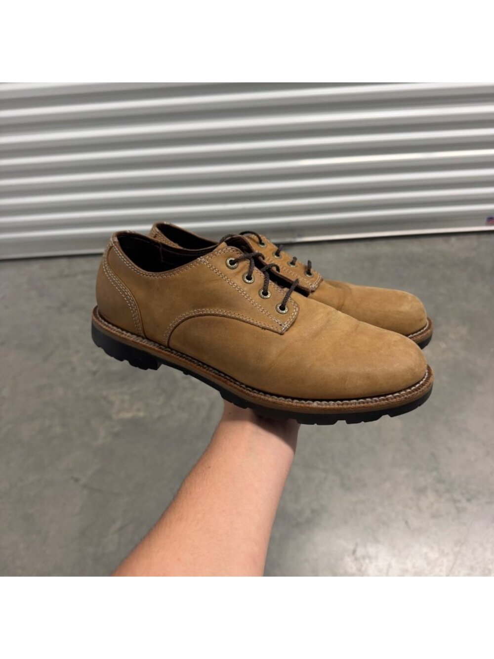 L.L. Bean Nubuck Lug Sole Oxford Shoes